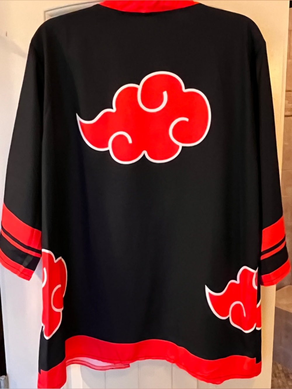 Naruto Akatsuki Cloud Kimono Robe Swim Cover Up Small